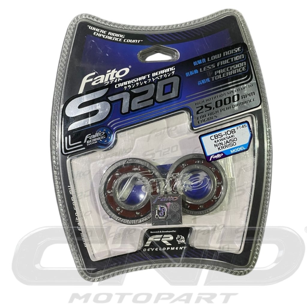 BEARING LAHER KRUK AS KAWASAKI NINJA R SS RR NEW RR OLD ZX150 FAITO RACING S720 ORIGINAL