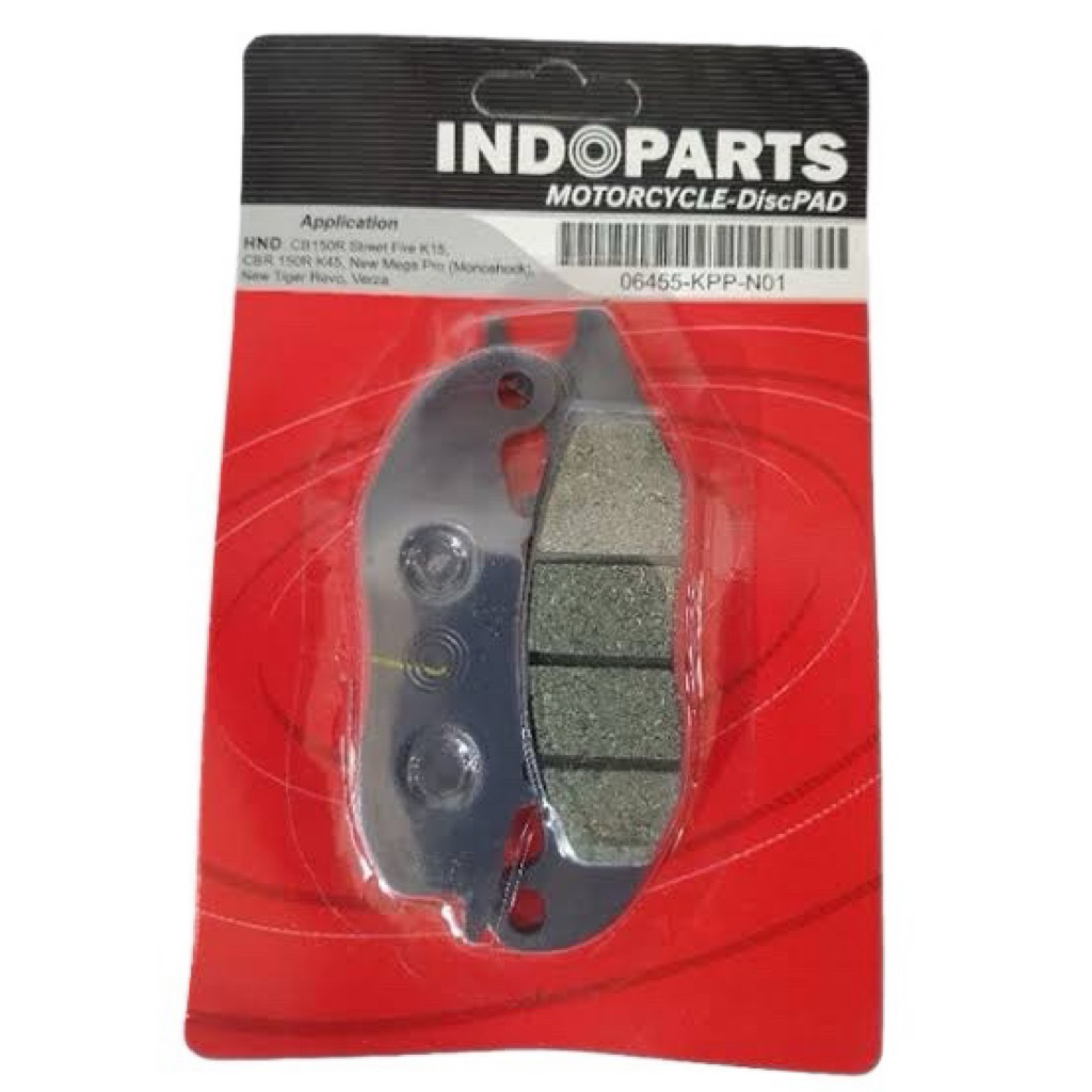 Kampas Rem / Disc Pad Cakram INDOPARTS 06455-KPP-N01 ORIGINAL Disk Pad Untuk Motor New Mega Pro Tige
