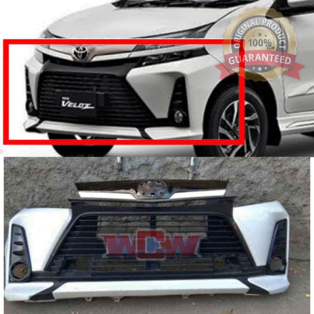bumper bemper depan toyota  avanza veloz 2019 2020 original fullset depan