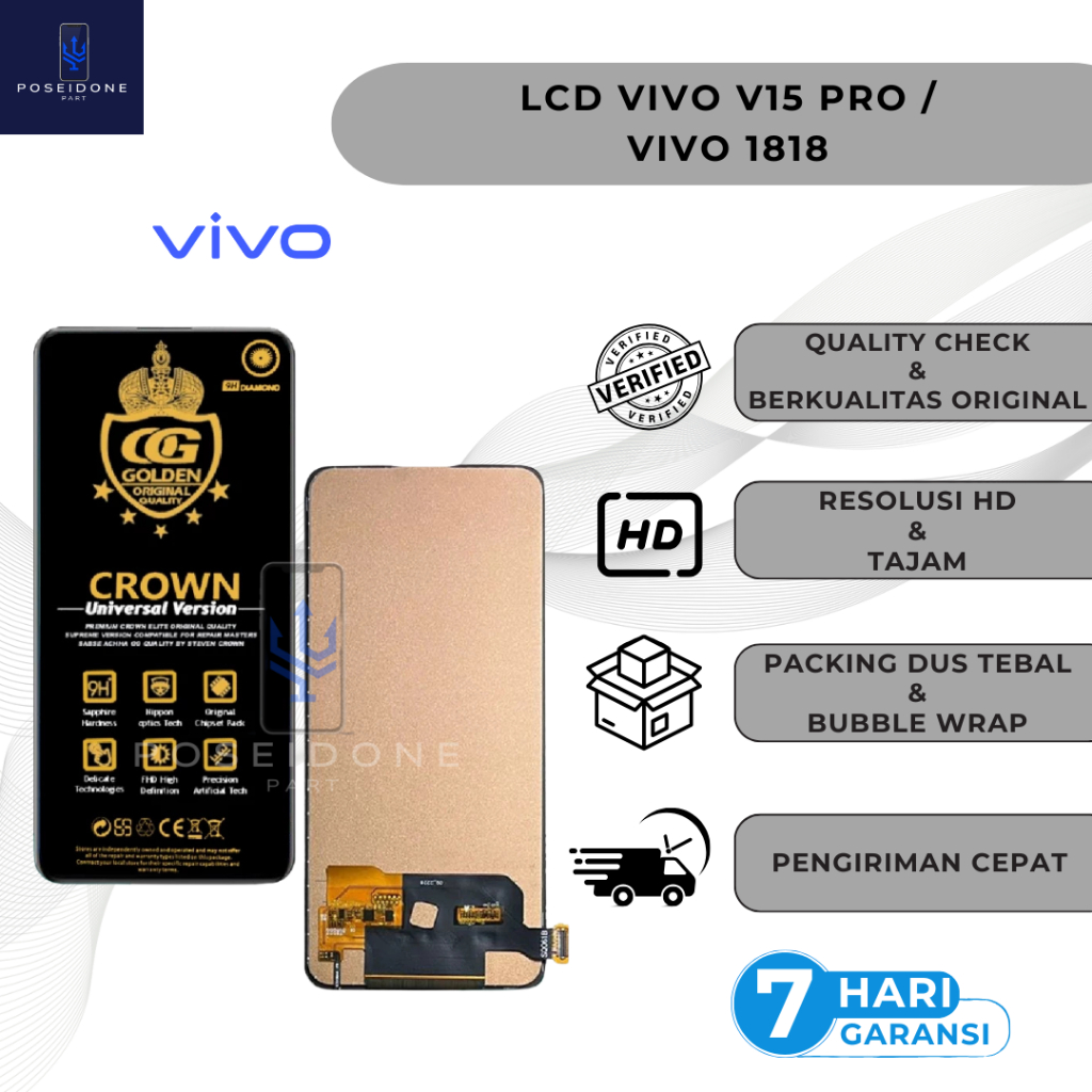 LCD TOUCHSCREEN VIVO V15 PRO / VIVO 1818 NON FINGERPRINT
