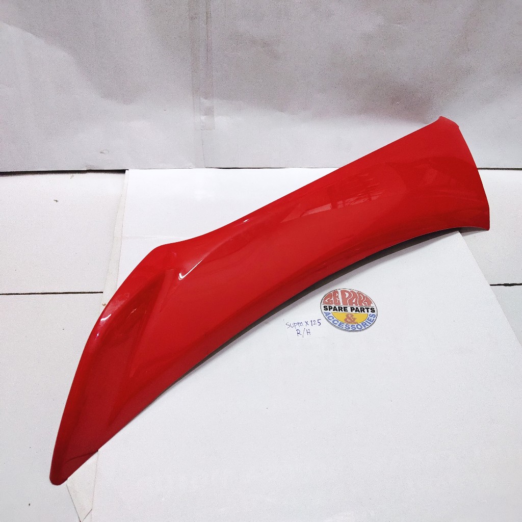 Sayap Luar Supra X125 KANAN Merah Ledshield Supra X 125 Ori Honda Los pack