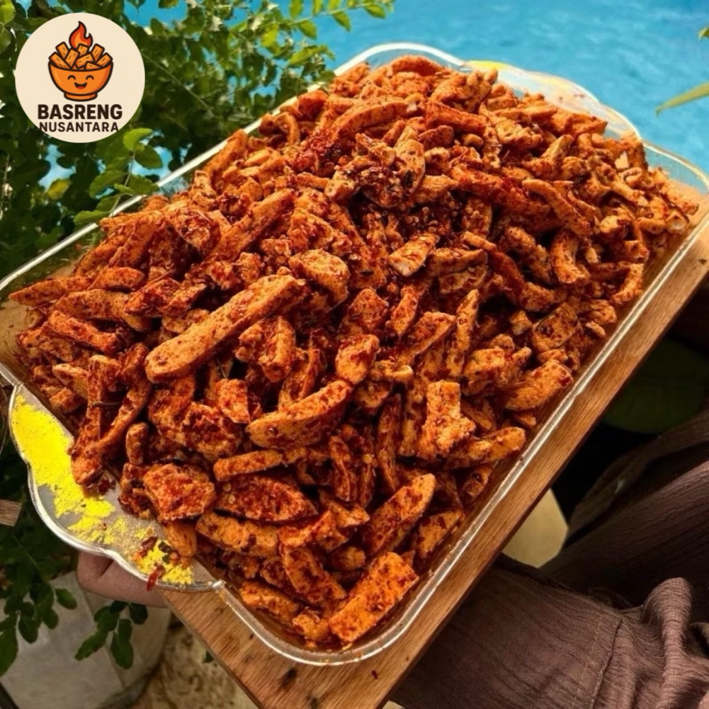 

Basreng Pedas Daun Jeruk 1 kg-Basreng Nusantara