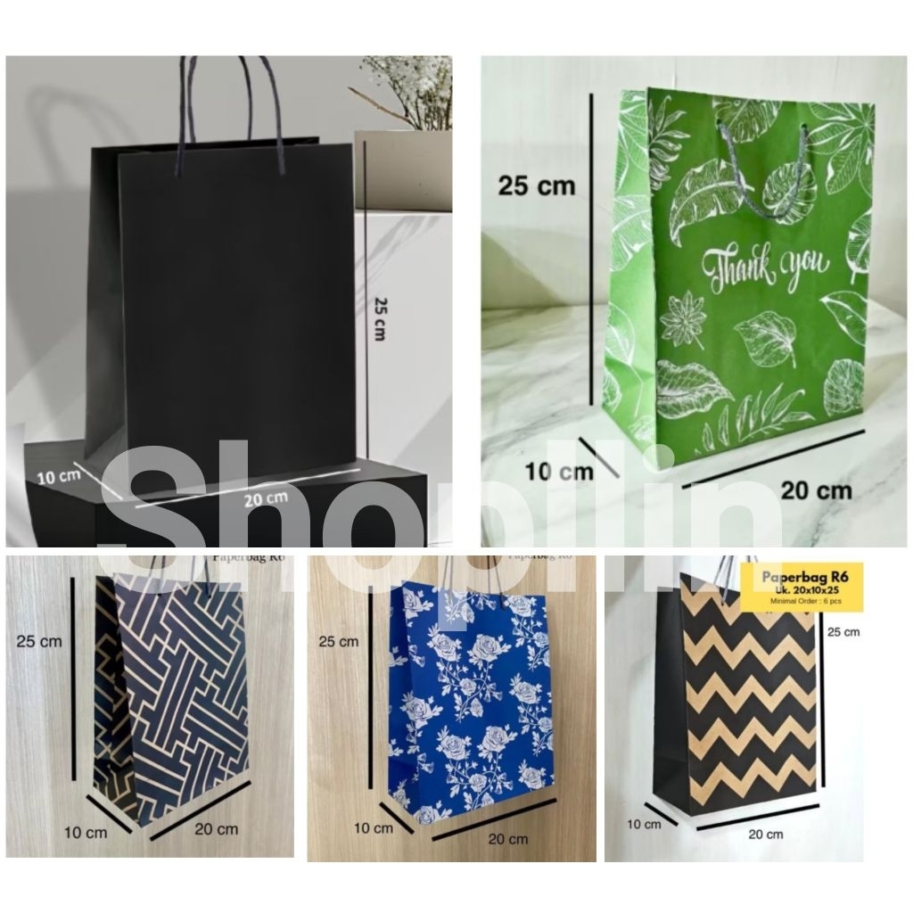 

PaperBag Batik Tebal 20x10x25 / Paper Bag Murah / paper bag Mewah / paperbag kertas Besar / kantong unik / Kantong kertas Batik