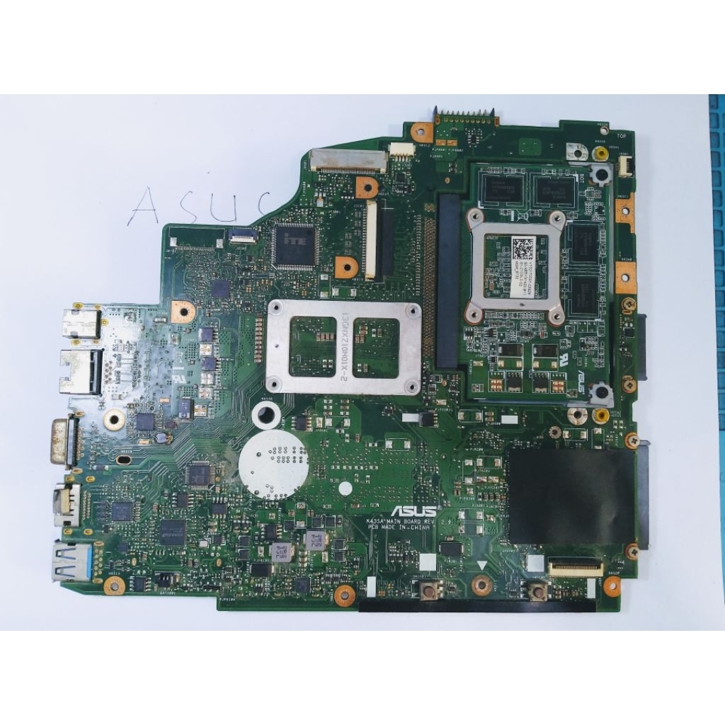 Mainboard ASUS A43S K43SA Rev 2.0 ori copotan Mesin Asus A43S  Motherboard Asus A43S