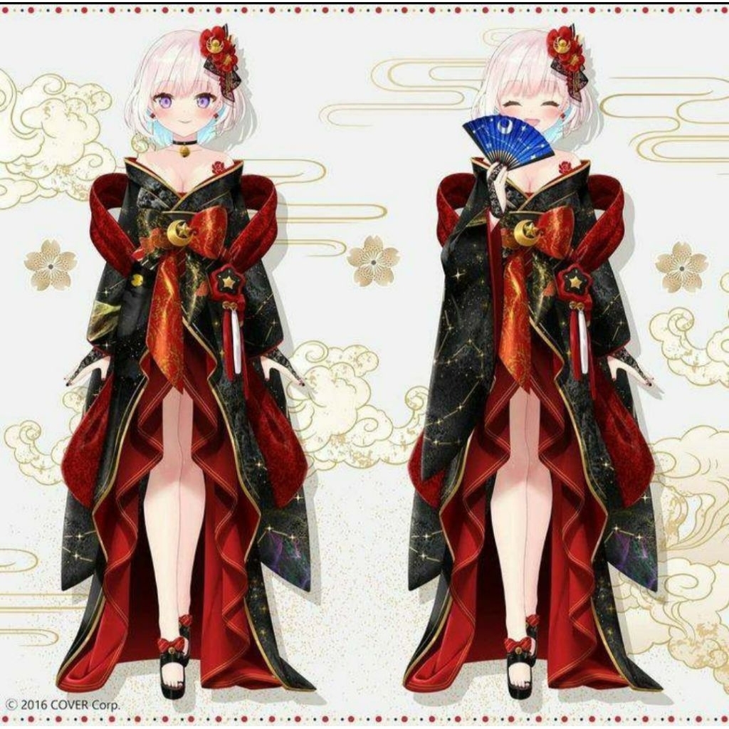 IOFI VTUBER HOLOLIVE COSTUME COSPLAY KIMONO