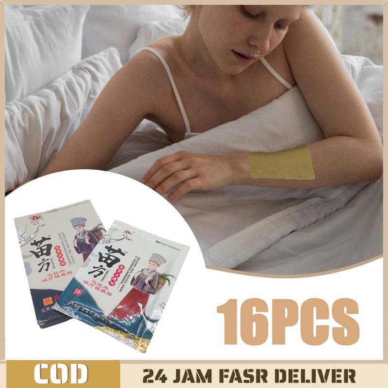 Koyo Akupuntur Cina Melancarkan Balm Plaster Plester Anti Nyeri Plester Pegal Pegal 2bag 16pcs Koyo 