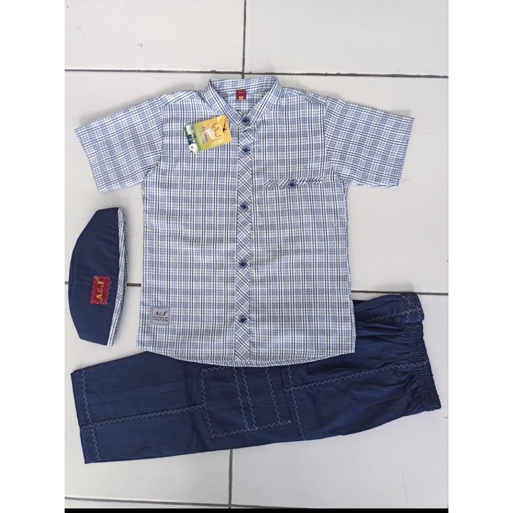 SetKoko A&J New Produk Sultan Casual Lengan Pdk 3-14 Thn