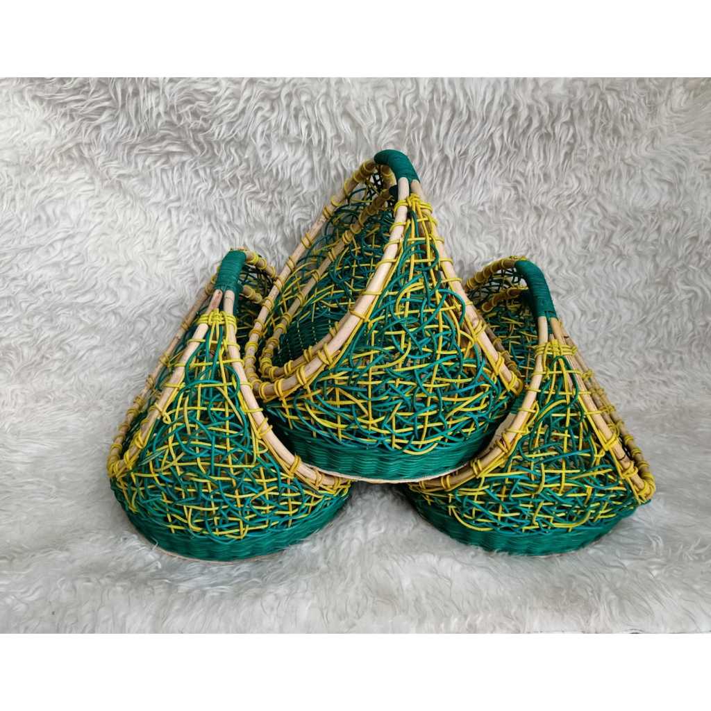 Parcel Cincin Anyaman Ruwet / Parcel Cincin Warna / Parcel Hantaran / Keranjang Parcel / Keranjang R