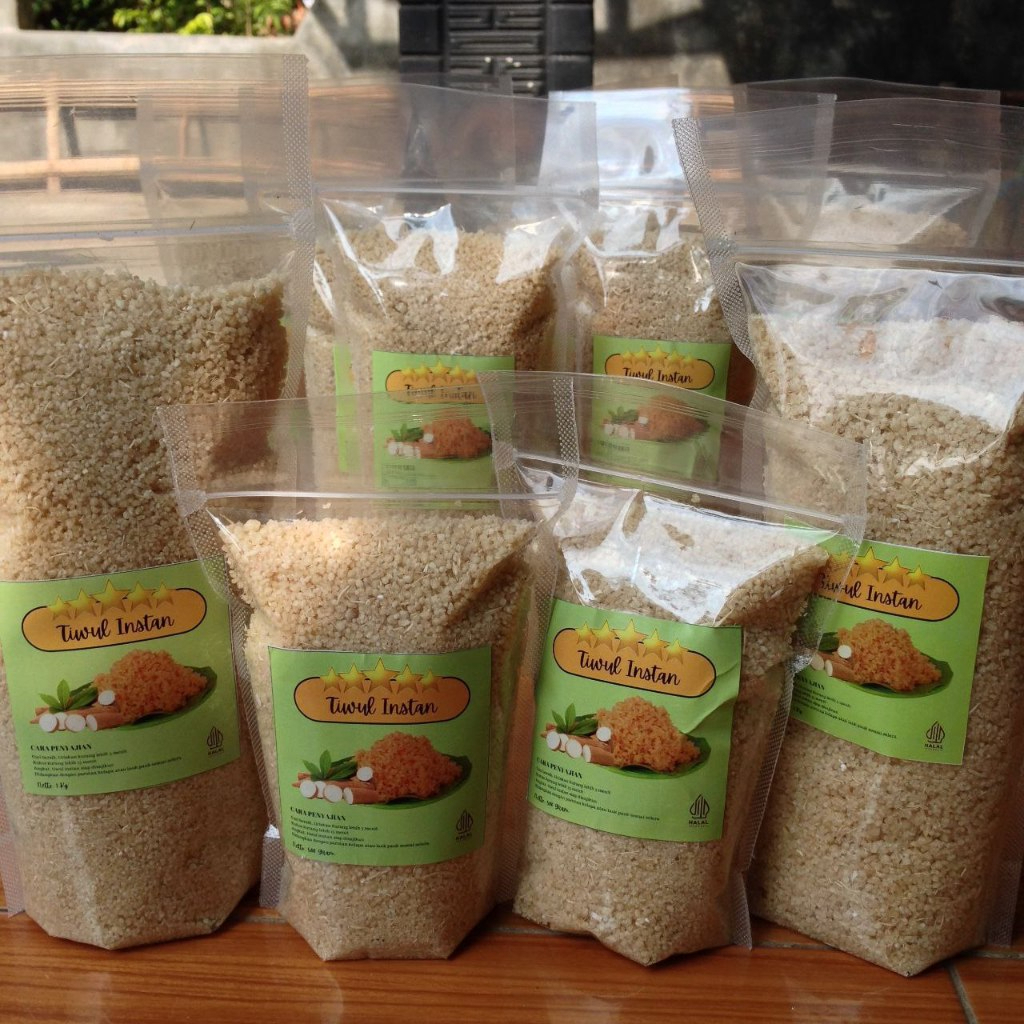 

COD Tiwul Instan 1kg Berkualitas Beras Oyek Nasi Singkong Non Gula