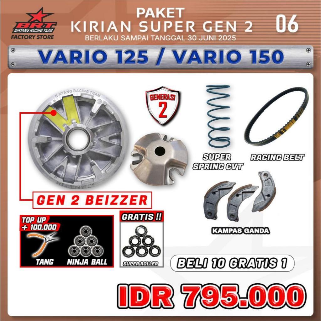 PROMO 06 BRT PAKET KIRIAN GEN 2 BRT/ VARIO 125/ VARIO 150/PULI BRT