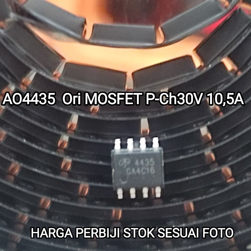 Mosfet SMD AO4435 AO 4435 AOS ORIGINAL 30V 10.5A P Channel