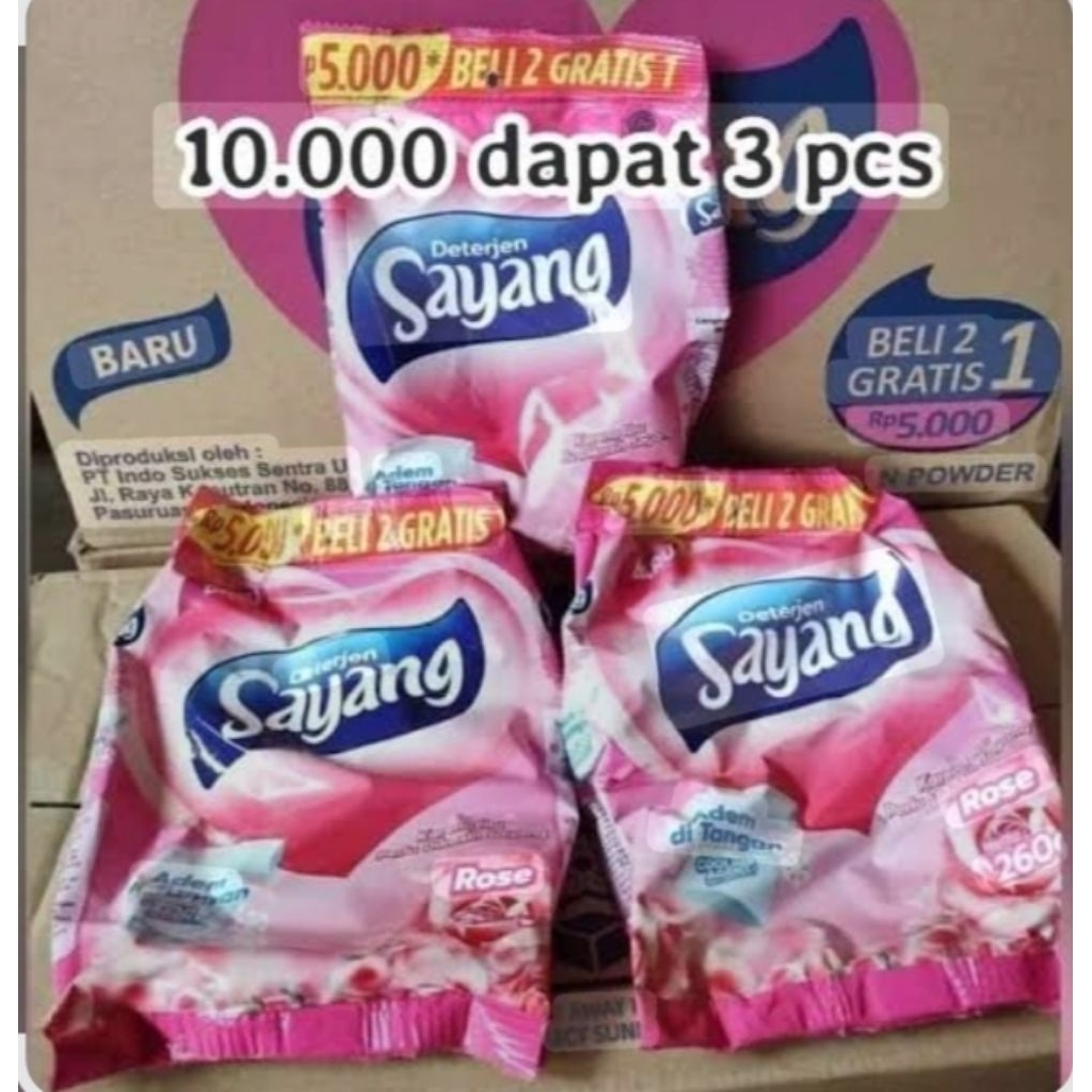 Deterjen sayang