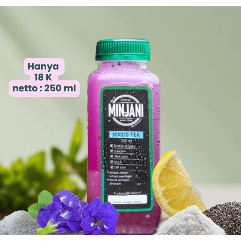 

Jamu Kekinian Magig Tea by MINJANI 250 ml