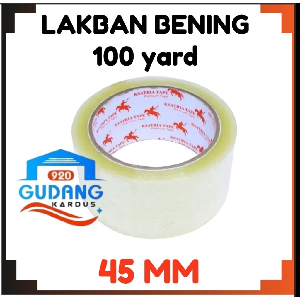 

Lakban bening 100 Yard