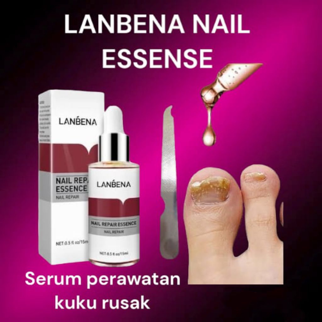 Lanbena Nail Repair Essence Serum Perawatan Jamur Kuku Lanbena Nail Repair Essence Perawatan Kuku Ja