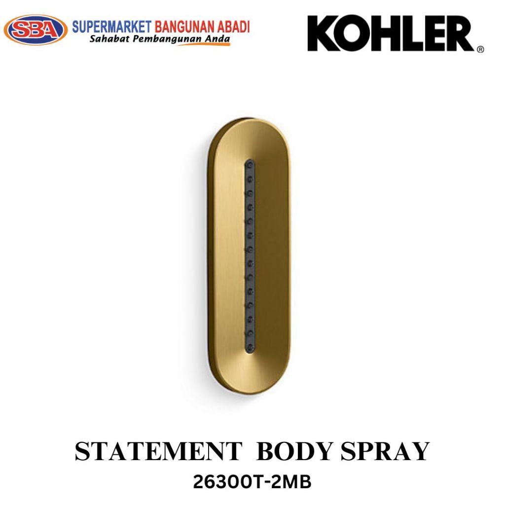 Statement Body Spray Kohler | 26300T-2MB | Statement Kohler | Shower Kohler