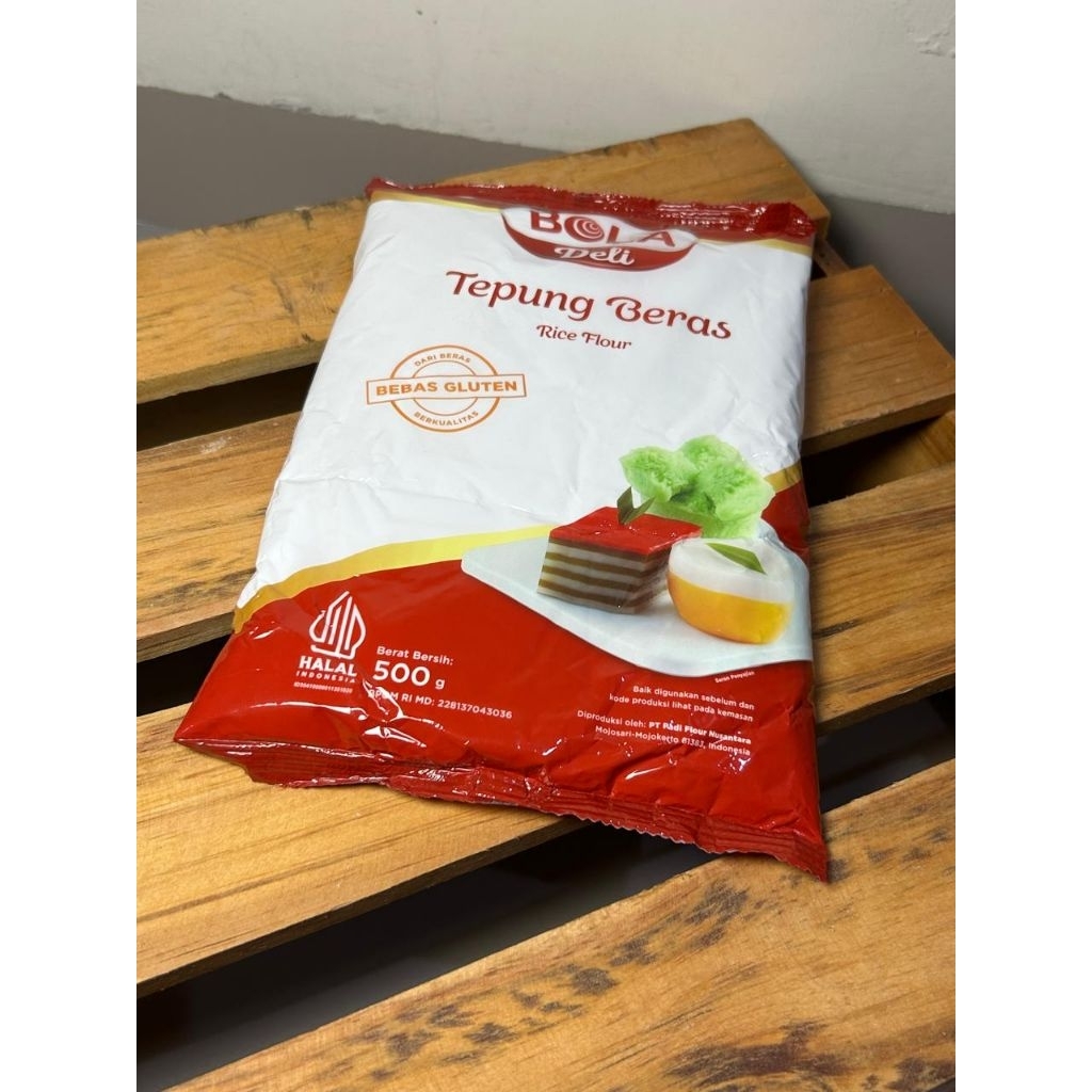 

tepung beras merk bola deli