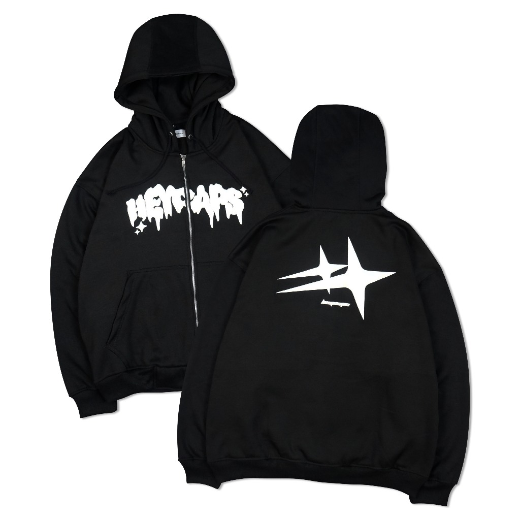 heycaps ZIPPER HOODIE BOXY / HOODIE BOXY CUT