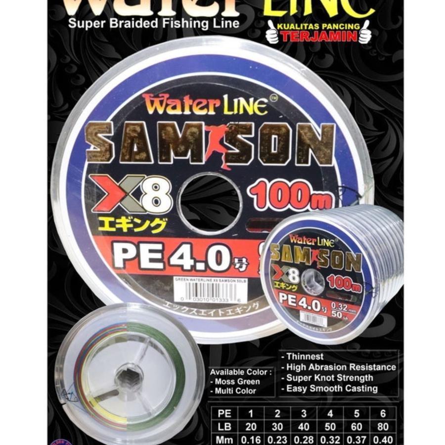 Senar PE Waterline Samson X8 100M