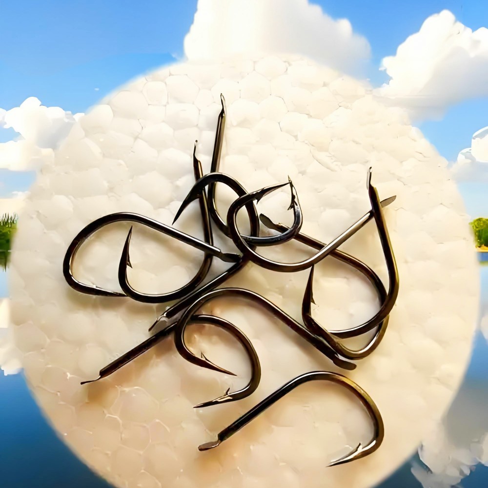 Bingolife Kail Pancing Kecil 50PCS/Paket Kail Pancing Karbon Kail Ikan Wader Kuat Kail Berduri