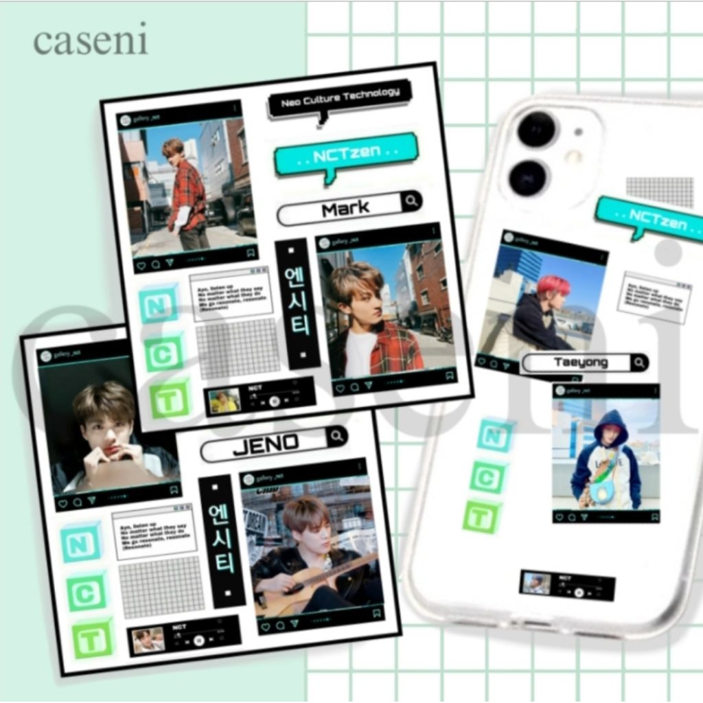 

Stiker NCT Dream 127 Kpop Korea Aesthetic Casing Uncutting