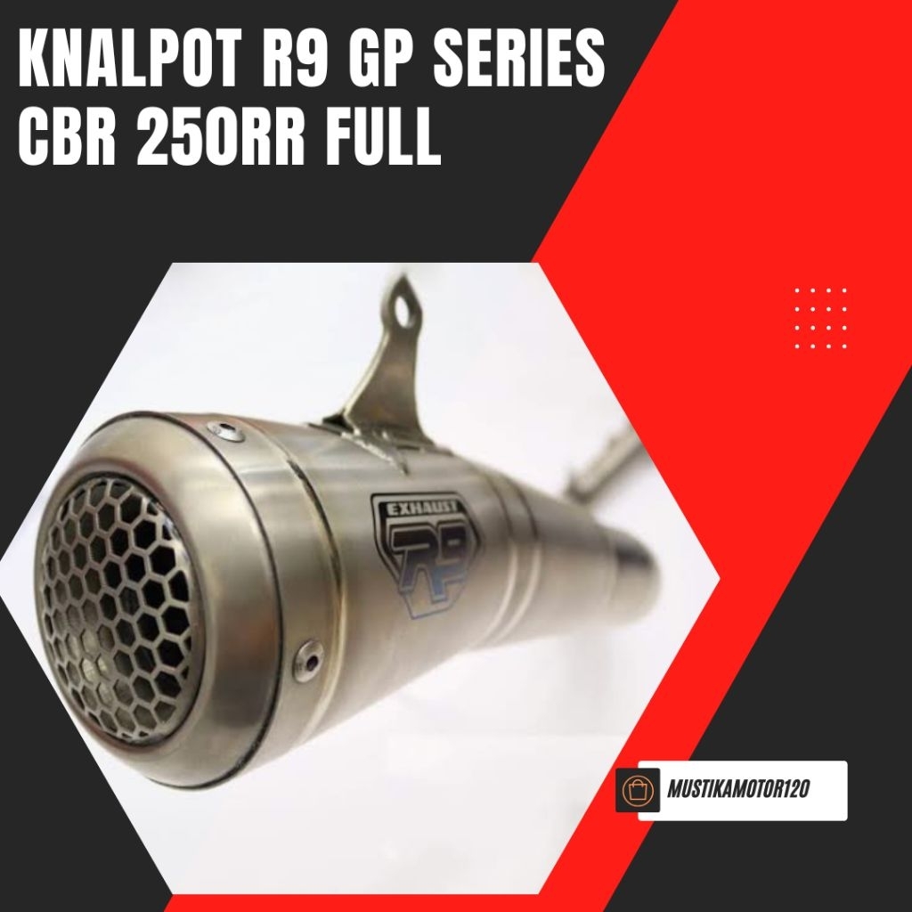 Knalpot R9 GP Series CBR 250RR / R25 Old Full System
