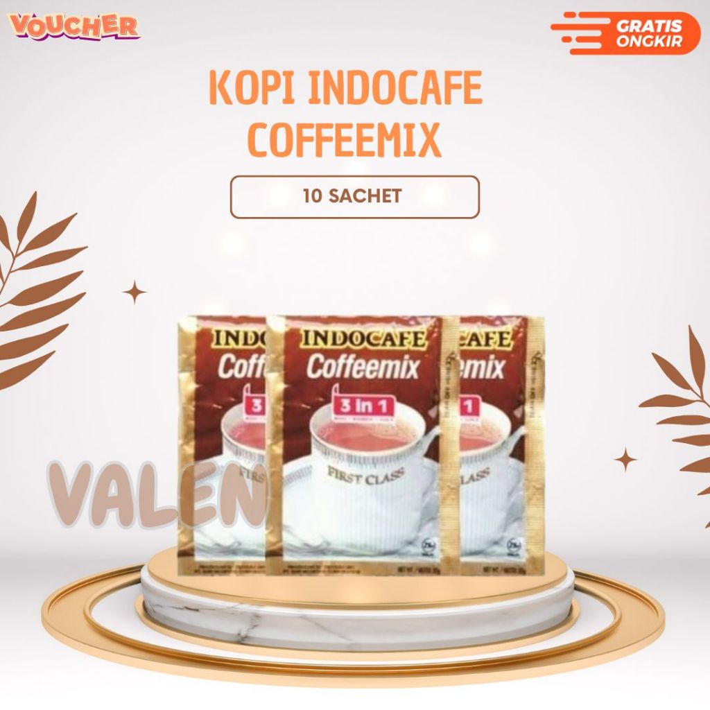 

Kopi Indocafe Coffeemix 1 Renceng (isi 10 sachet x 20 gram)