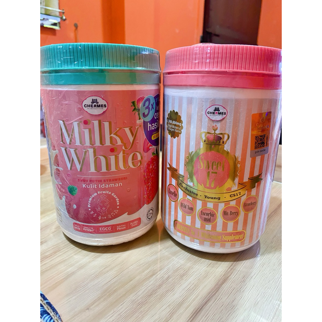 chermes milky white 500gram combo kcolly sweet 17 500gram