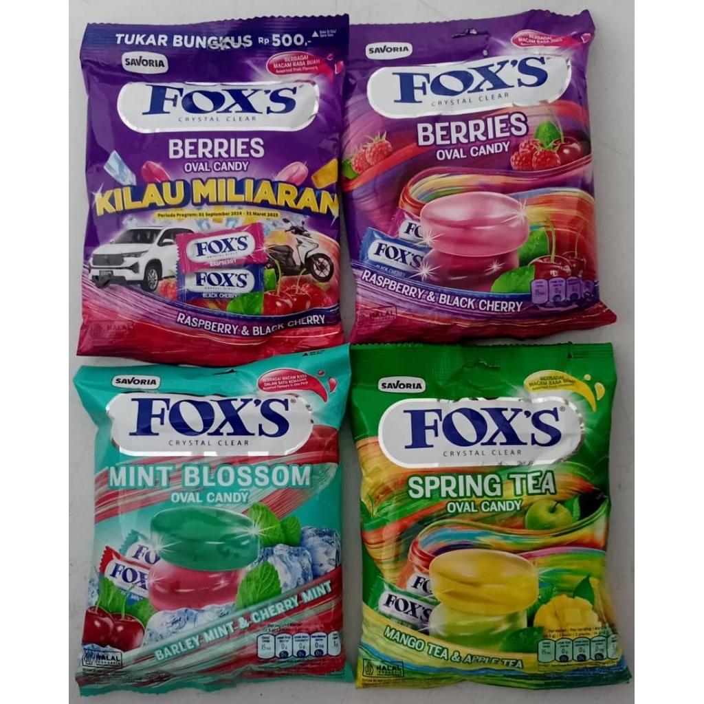 

Permen Foxs Oval Candi