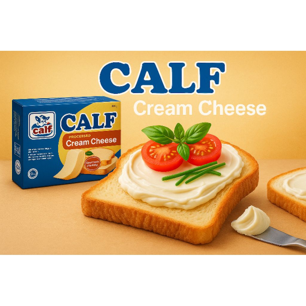 

CALFCreamCheese200g-LembutHalalUntukBaking&Olesan