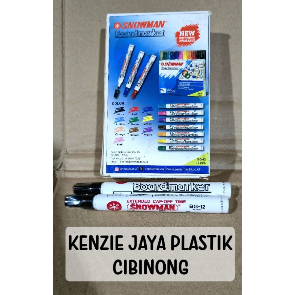 

Spidol Snowman Boardmarker HITAM ( harga per 1 piece )