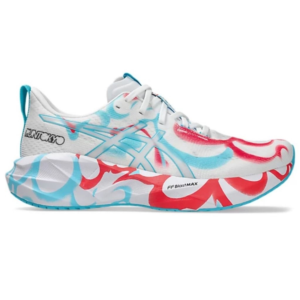 Sepatu Running Novablast 5 Tokyo White/Aquarium Limited