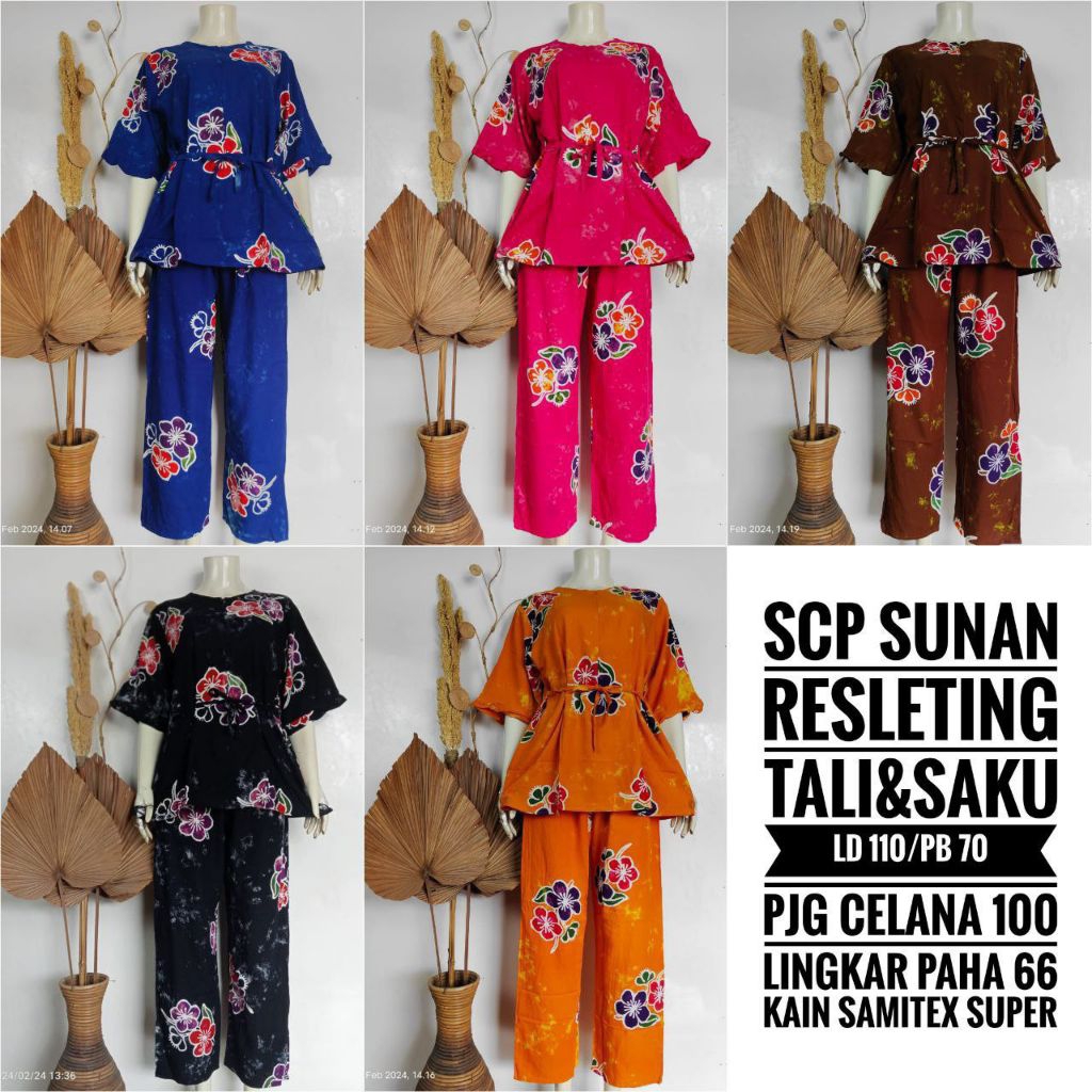 stelan daster, daster stelan, scp sunan, stelan sunan, baju busui, stelan, baju santai, pakaian wani