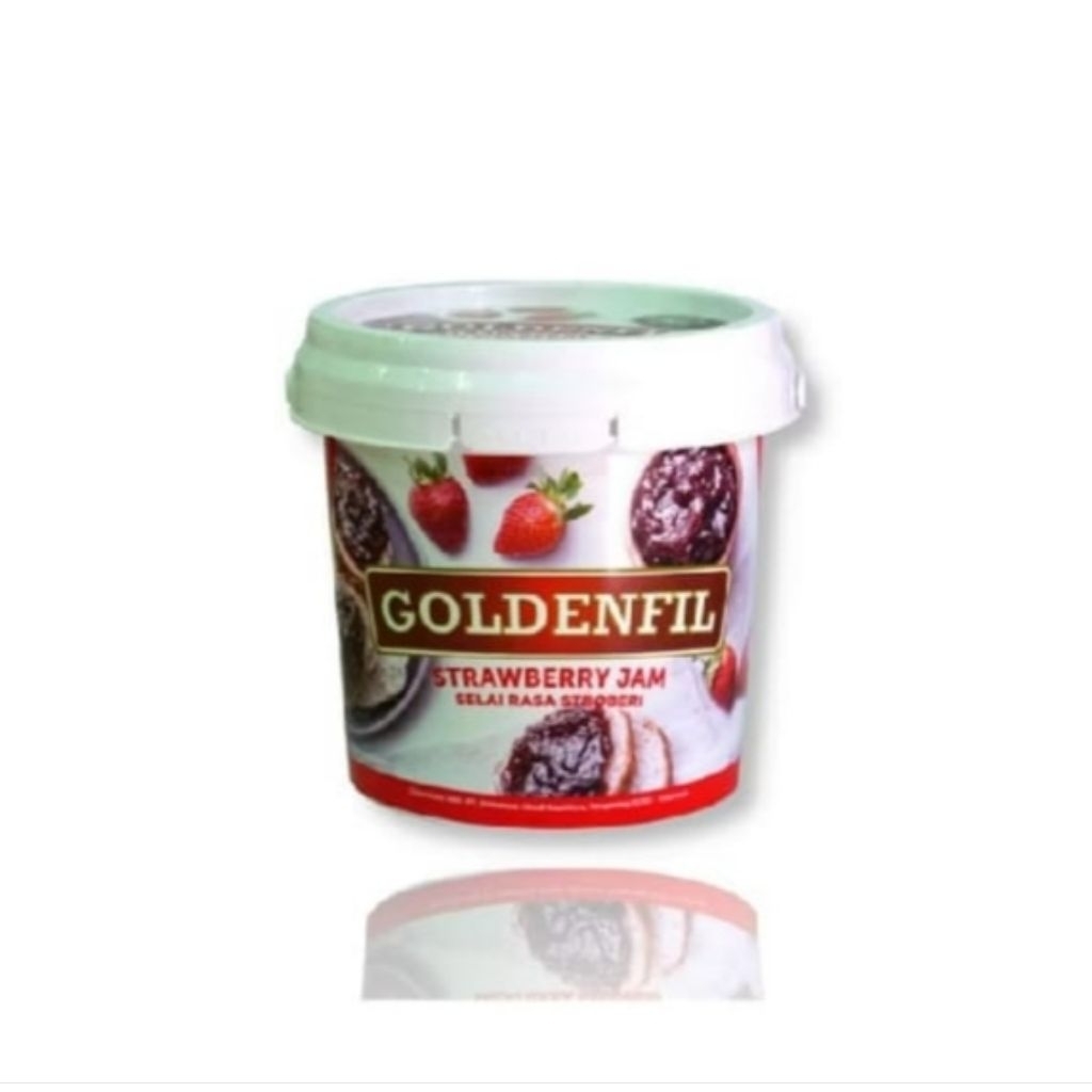 

Goldenfil Strawberry Jam 1 KG / selai Goldenfil Rasa Strawberry Goldenfil