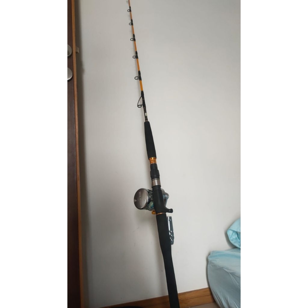 Set Overhead Kamikaze Xtreme Jigger LX4 + Alien Power 300 (PE3-5) 1.5m