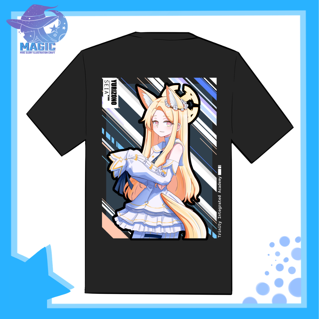 Kaos T-Shirt Blue Archive Yurizono Seia
