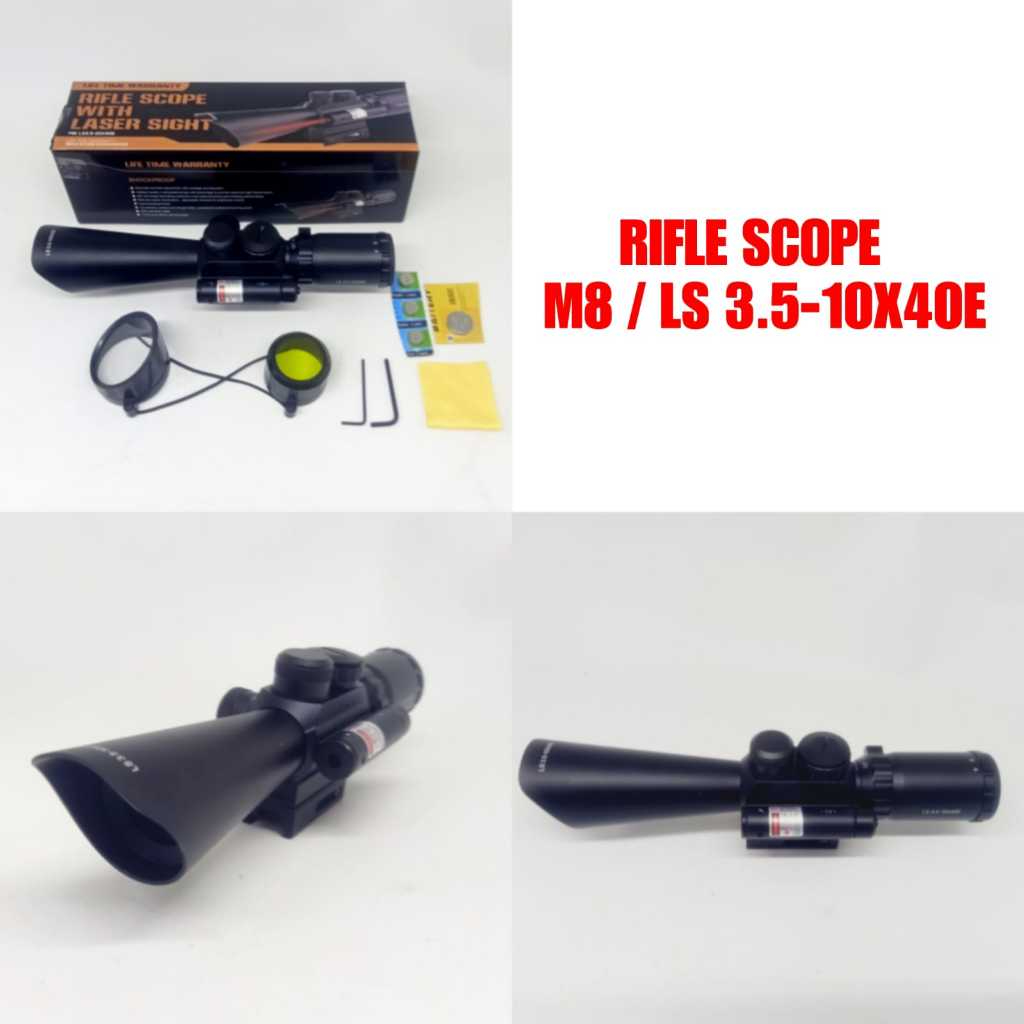 Teleskop Scope M8 3.5 10X40E - Jual Teleskop Alat Outdoor Terbaru