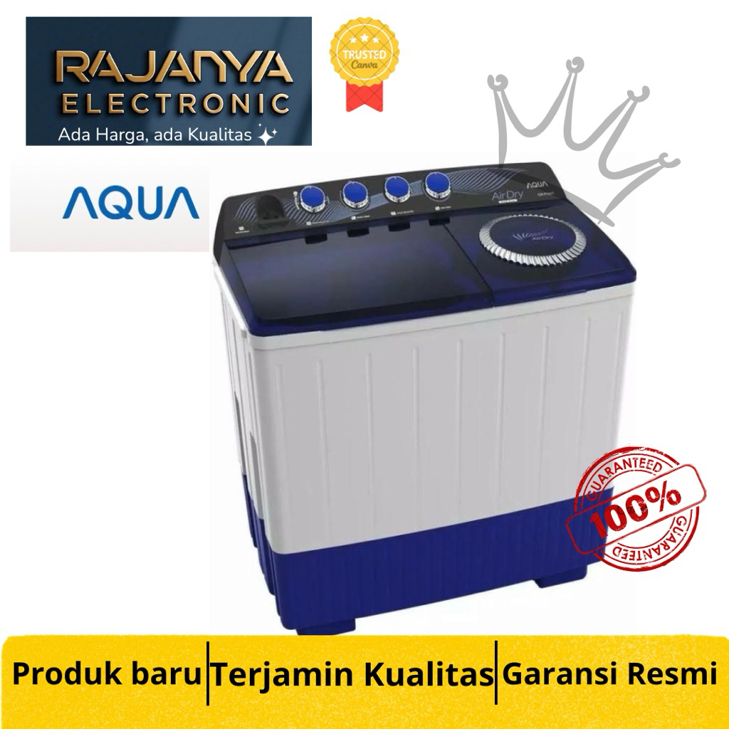 Mesin cuci Aqua 14kg/QW-P1450T/Mesin cuci kapasitas besar Mesin cuci Aqua hijab Series