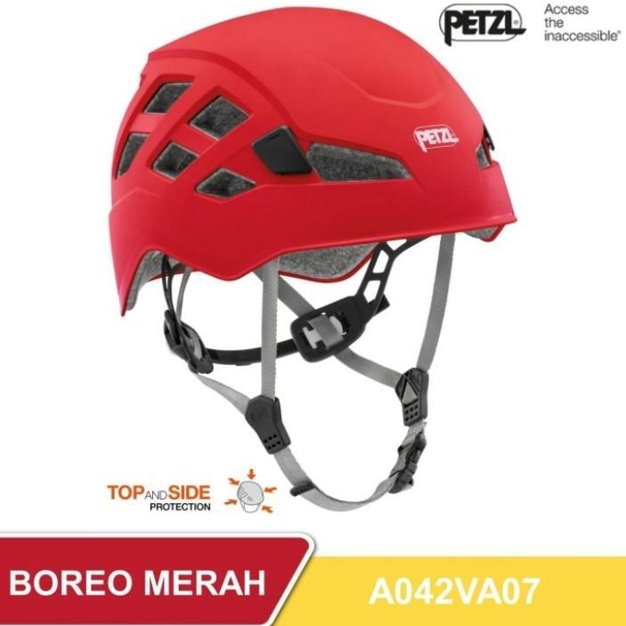 PETZL BOREO HELMET RED / HELM PETZL MERAH BOREO-A042VA07 ORIGINAL