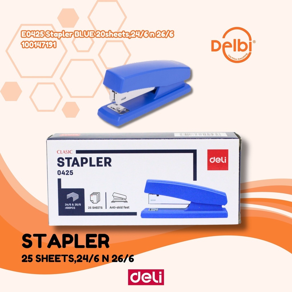

Stapler BLUE, DELI PENJEPIT KERTAS HEKTER