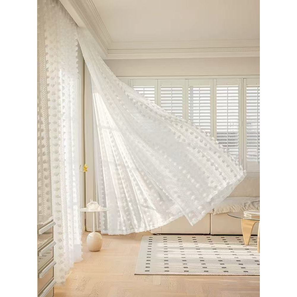 Tirai Gorden Jendela Premium Minimalis/Hordeng Pintu dan Jendela Blackout Bahan Katun Linen Tebal