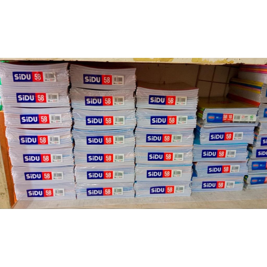 

BUKU TULIS SIDU ISI 58 TOTAL 10 pcs