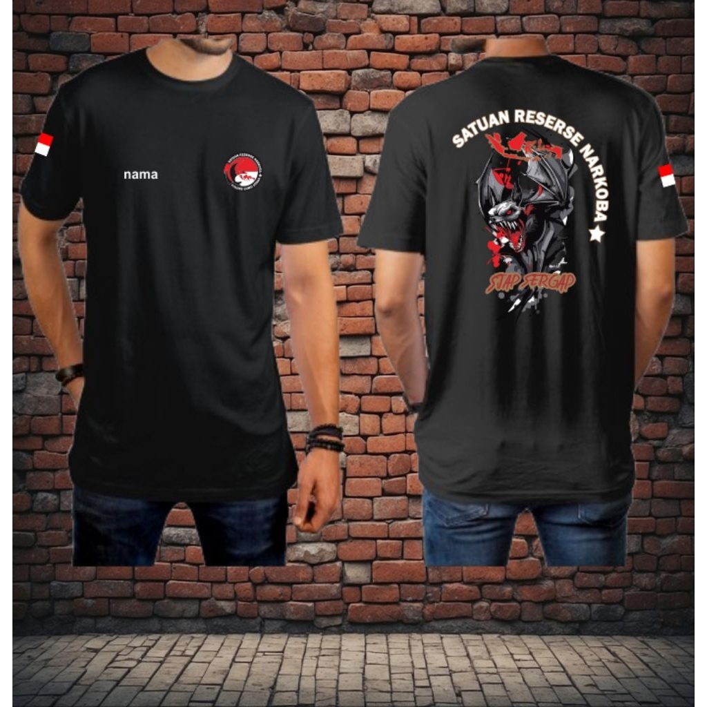 kaos reserse narkoba lengan pendek terbaru/satuan reserse narkoba