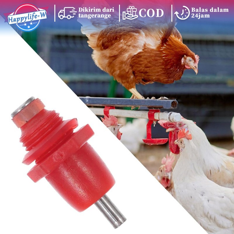 Isi 10 Nipple Minum Ayam Nipple Ayam Broiler Niple Tempat Minum Ayam Nipel Minum Ayam Minum Ayam Oto
