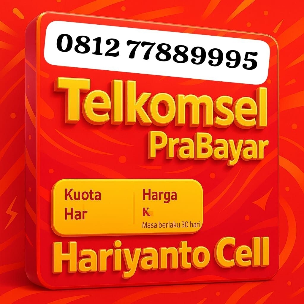 NOMOR CANTIK TELKOMSEL 0812 7788999x