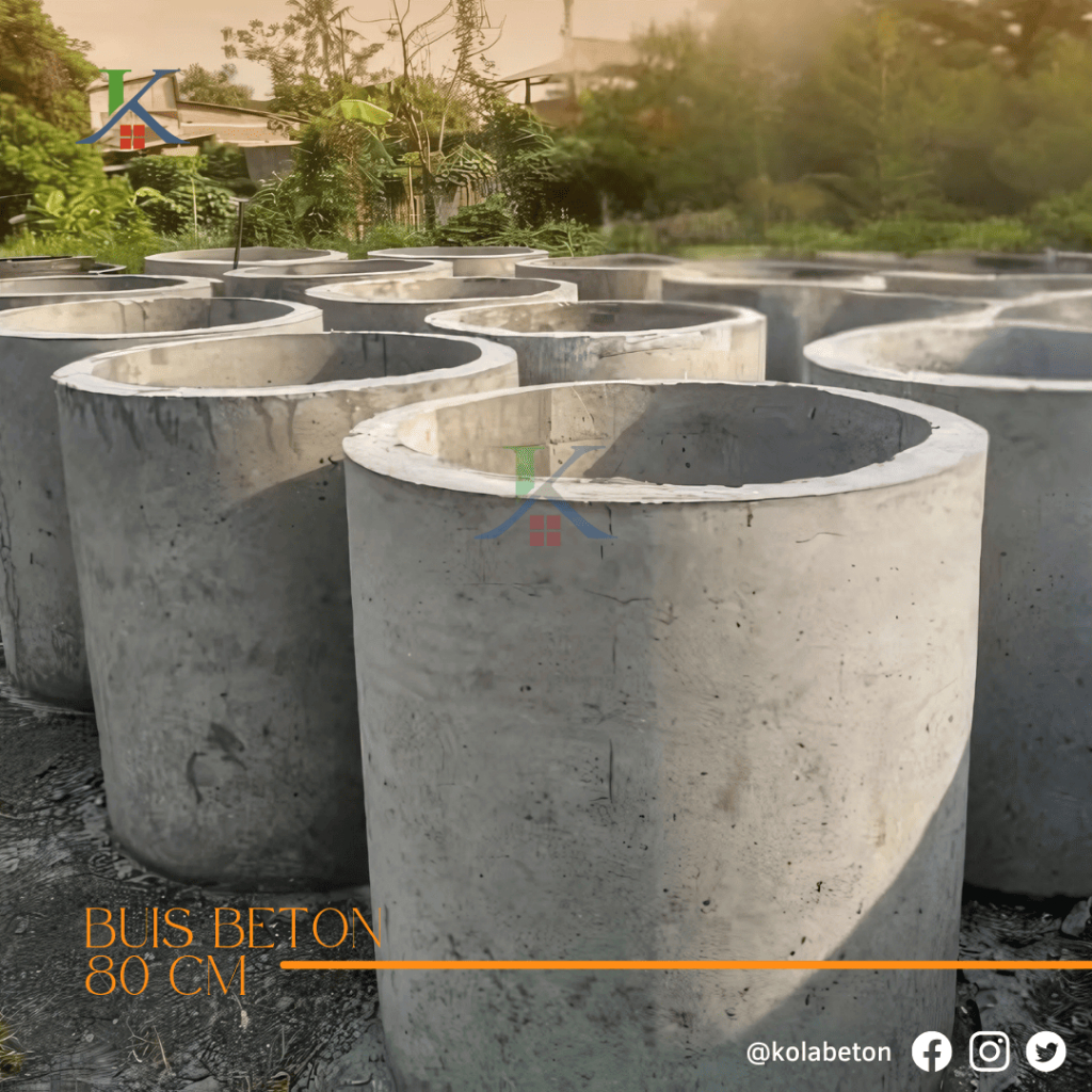 [Beton Kita] 80 cm Buis Beton Bulat - Gorong Gorong Bulat - Polongan