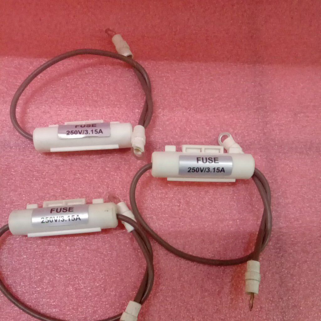 FUSE MESIN CUCI ORIGINAL 250V/3.15A/SEKRING MESIN CUCI 250V/3.15A ORIGINAL