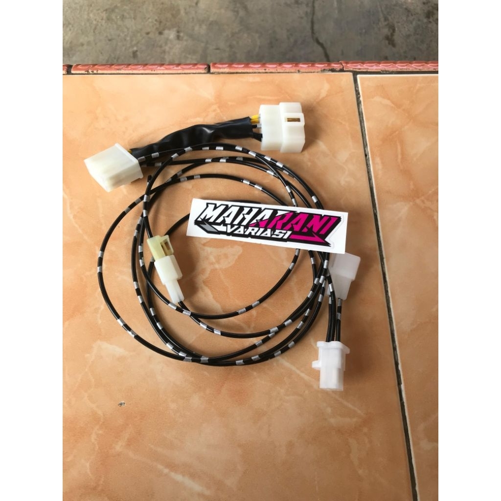 rangkaian kabel fullwave beat fi stater kasar plus kiprok nmax ori