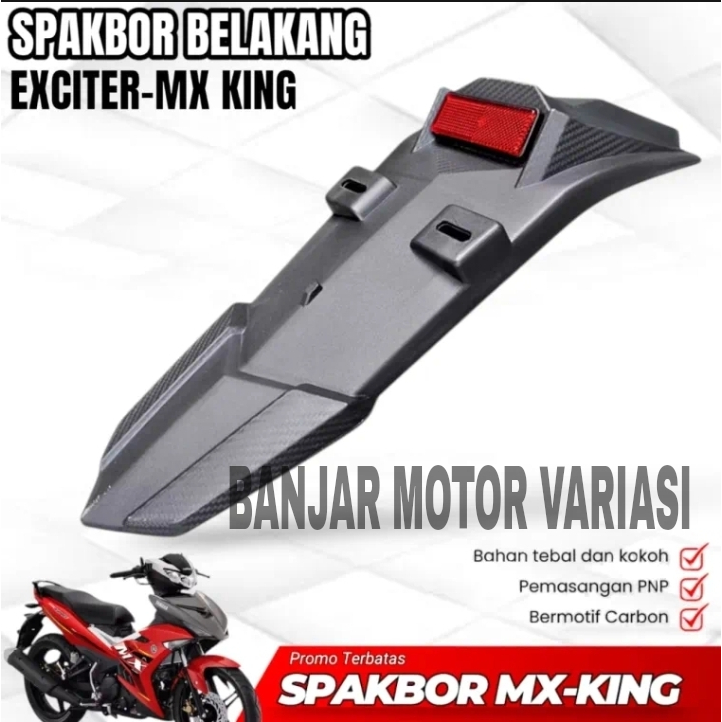 SPAKBOR BELAKANG MX KING EXCITER MODEL TURUN SPAKBOR EXCITER PNP JUPITER MX KING