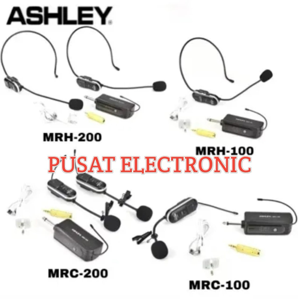 Mic Wireless Bando ashley Mrc 200 Original Mic Bando ashley Mrh 200 Garansi resmi